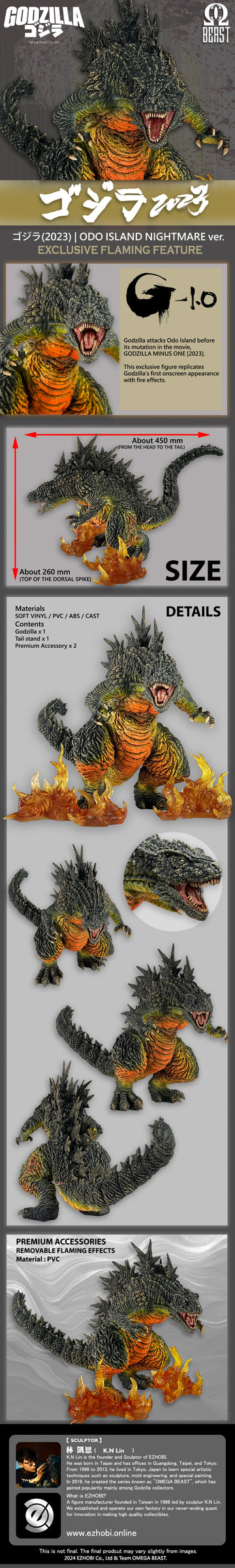 OBS-1.0OD Godzilla 2023 Odo Island Nightmare Ver.