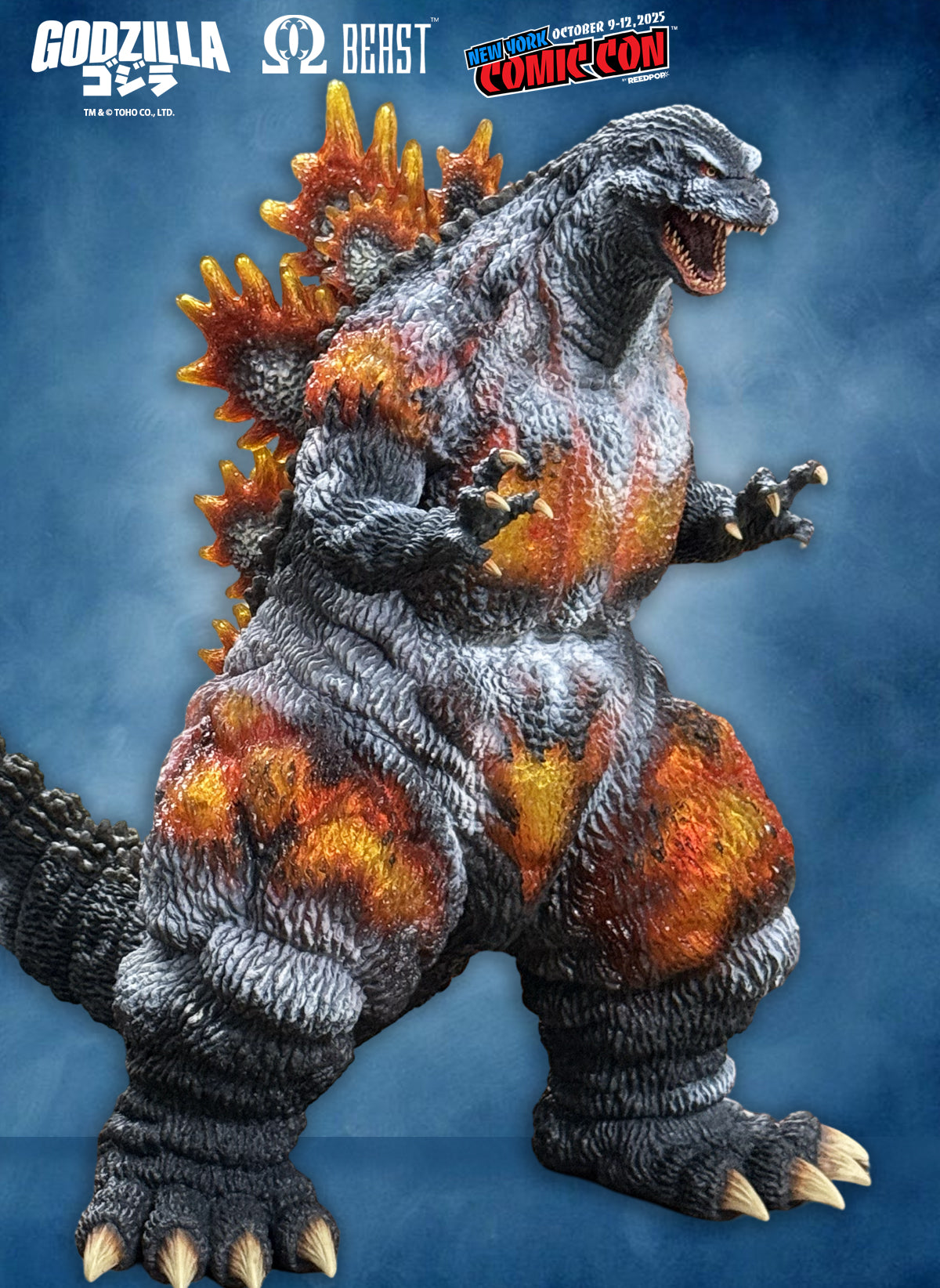 NYCC 2025  Exclusive EZHOBI Omega Beast  Frozen Burning  Godzilla 1995  (BUYING SERVICE)