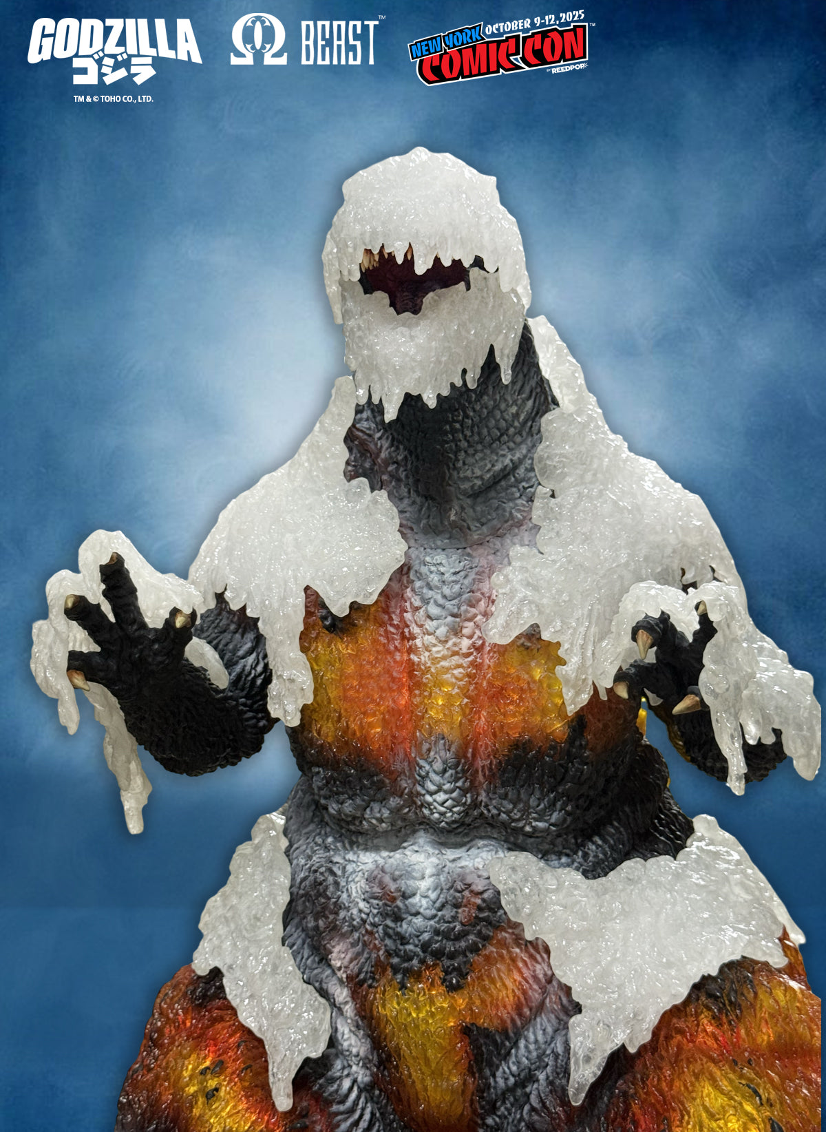 NYCC 2025  Exclusive EZHOBI Omega Beast  Frozen Burning  Godzilla 1995  (BUYING SERVICE)