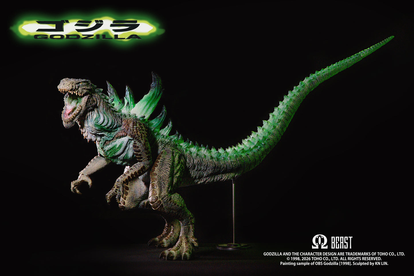 EZHOBI OBS – Omega Beast Godzilla 1998 (Glow in the Dark) Kit Wonder Festival 2026 Winter Exclusive (Buying Service + Custom Paint Service)Asia area