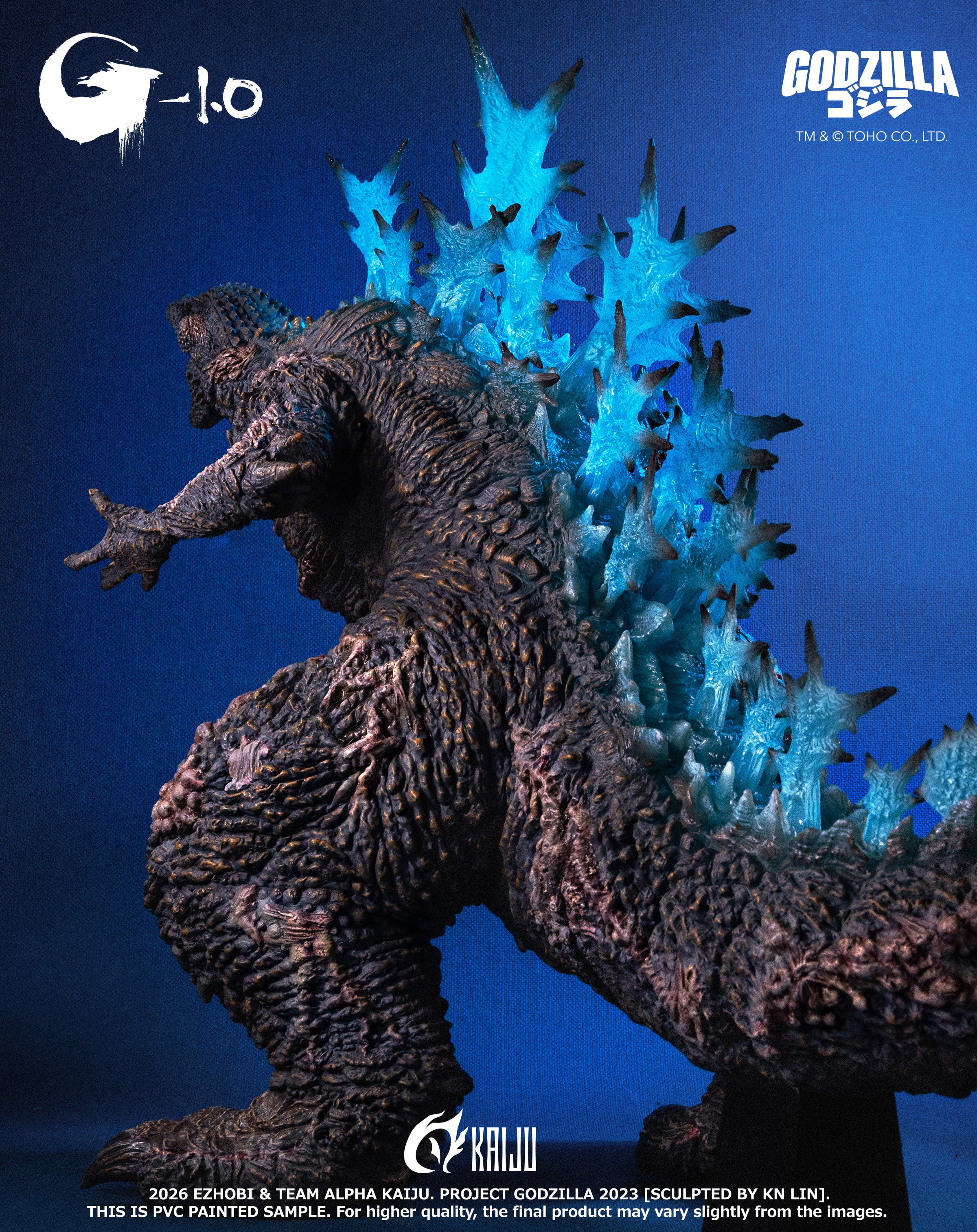 Godzilla Minus One Final Attack Heat Ray Premium Collectible Figure – Asia Region (AKS-1.0LH Alpha Kaiju Series)