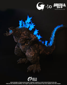Godzilla Minus One Final Attack Heat Ray Premium Collectible Figure – Asia Region (AKS-1.0LH Alpha Kaiju Series)