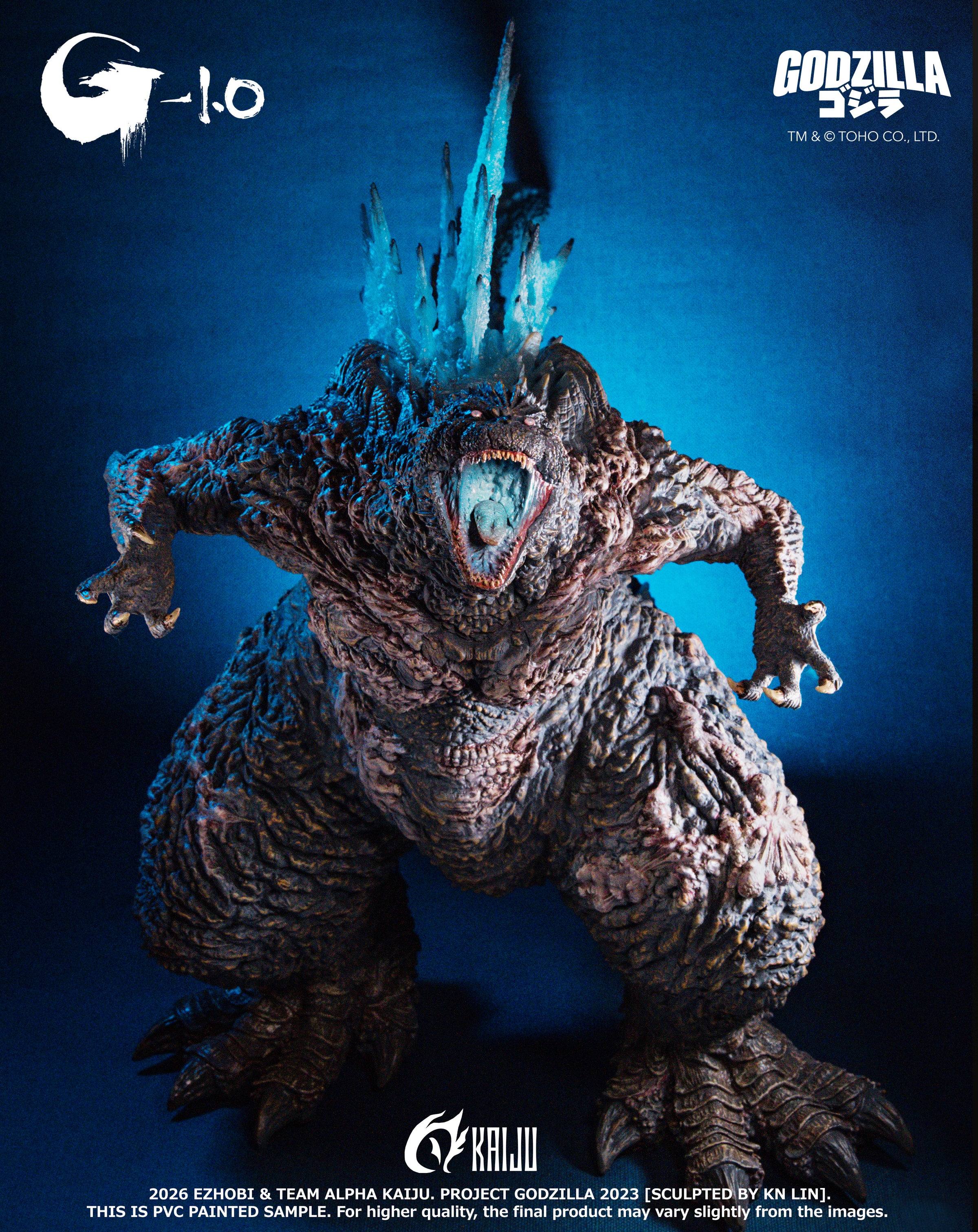 Godzilla Minus One Final Attack Heat Ray Premium Collectible Figure – Asia Region (AKS-1.0LH Alpha Kaiju Series)