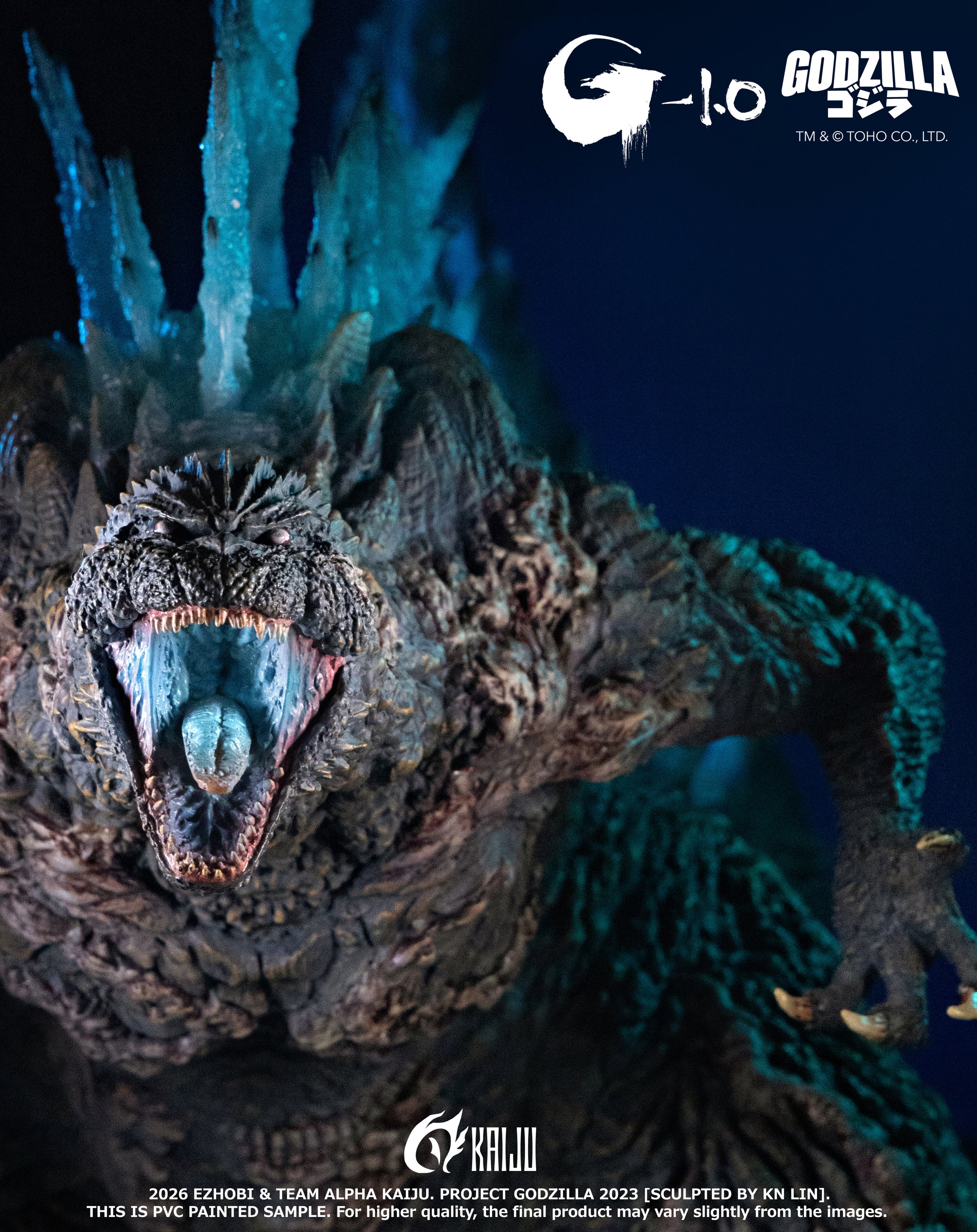 Godzilla Minus One Final Attack Heat Ray Premium Collectible Figure – Asia Region (AKS-1.0LH Alpha Kaiju Series)