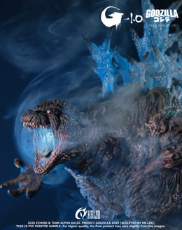 Godzilla Minus One Final Attack Heat Ray Premium Collectible Figure – Asia Region (AKS-1.0LH Alpha Kaiju Series)