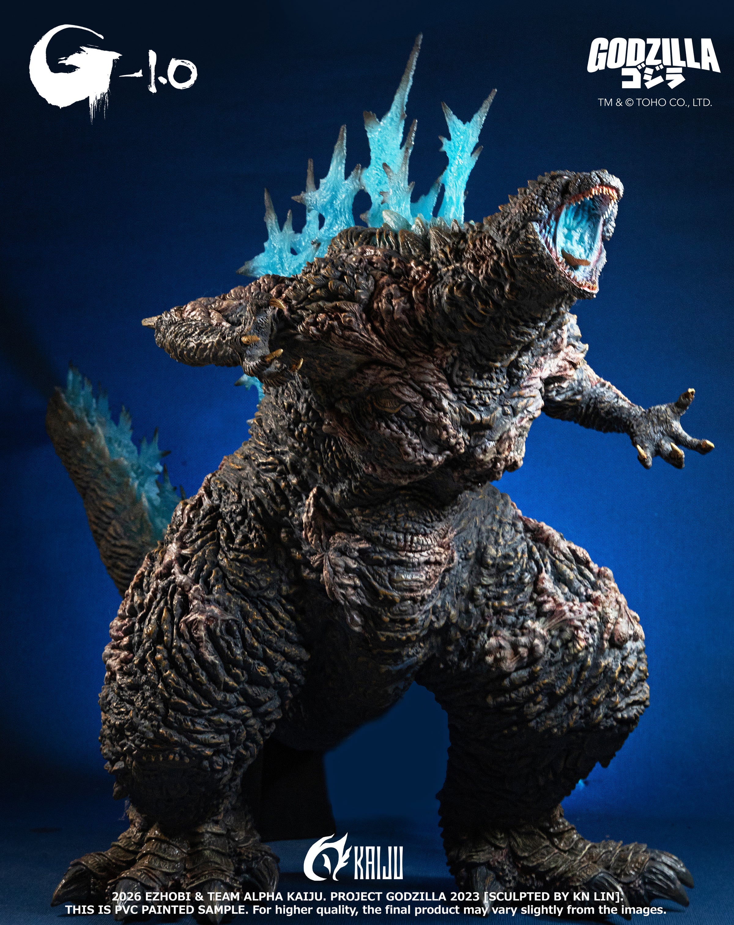 Godzilla Minus One Final Attack Heat Ray Premium Collectible Figure – Asia Region (AKS-1.0LH Alpha Kaiju Series)