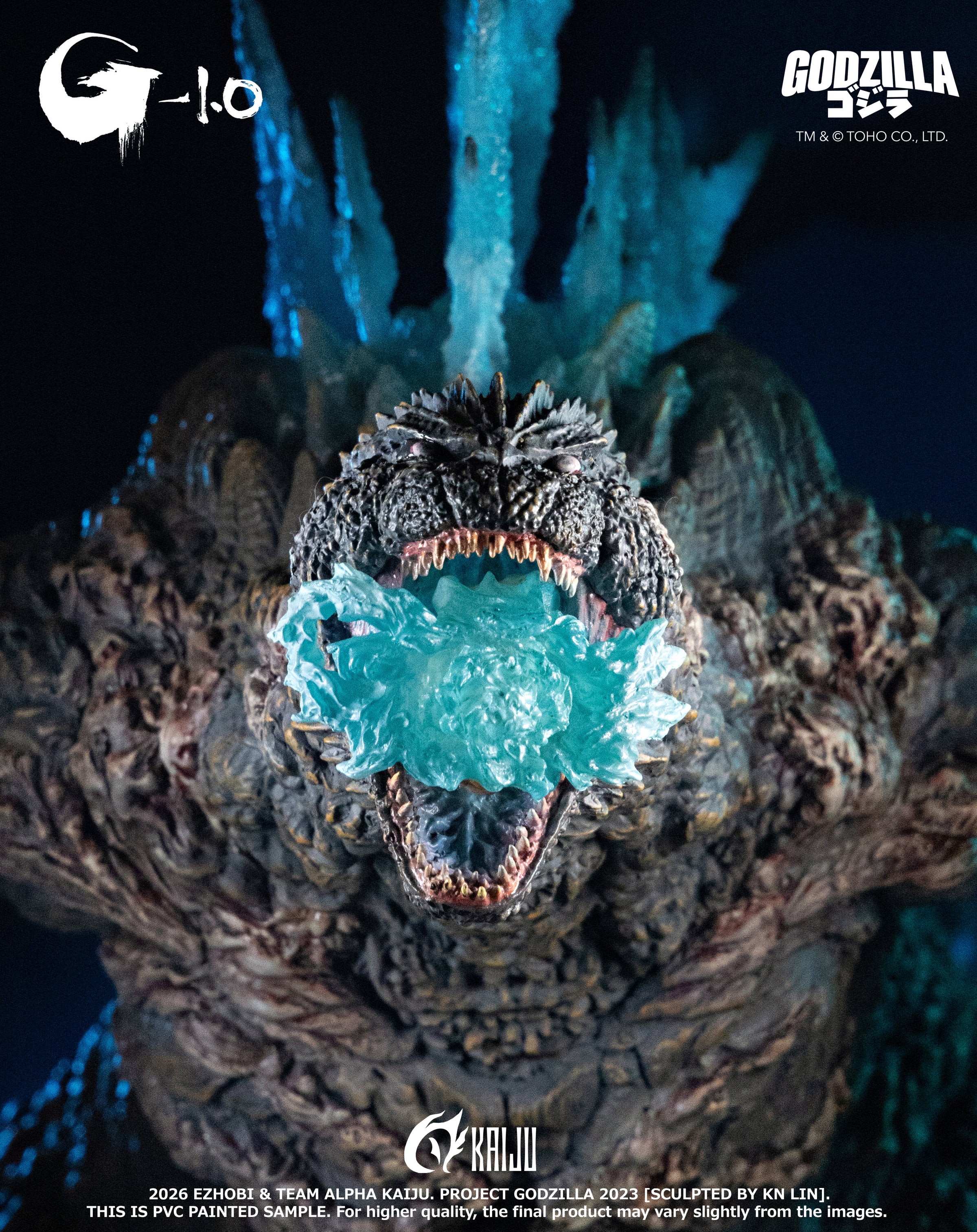 Godzilla Minus One Final Attack Heat Ray Premium Collectible Figure – Asia Region (AKS-1.0LH Alpha Kaiju Series)