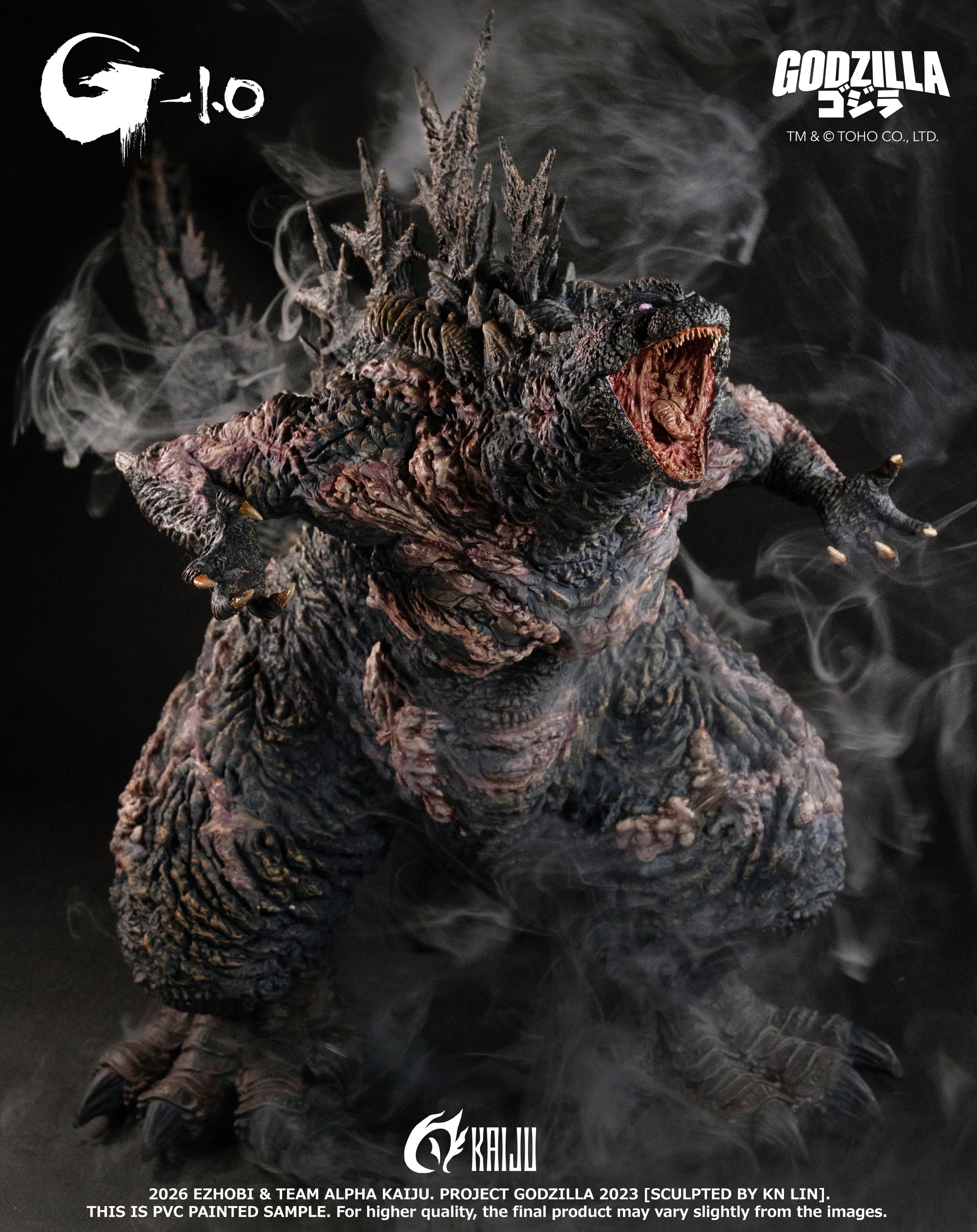 Godzilla Minus One Final Roaring Premium Collectible Figure – Asia Region (AKS-1.0FR Alpha Kaiju Series)