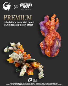 Godzilla Minus One Premium Collectible Figures (Both Versions: Final Roaring + Final Attack) – U.S. Region (AKS-1.0FR/LH Alpha Kaiju Series)