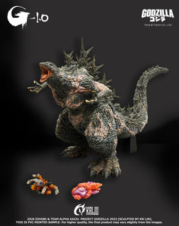 Godzilla Minus One Premium Collectible Figures (Both Versions: Final Roaring + Final Attack) – U.S. Region (AKS-1.0FR/LH Alpha Kaiju Series)