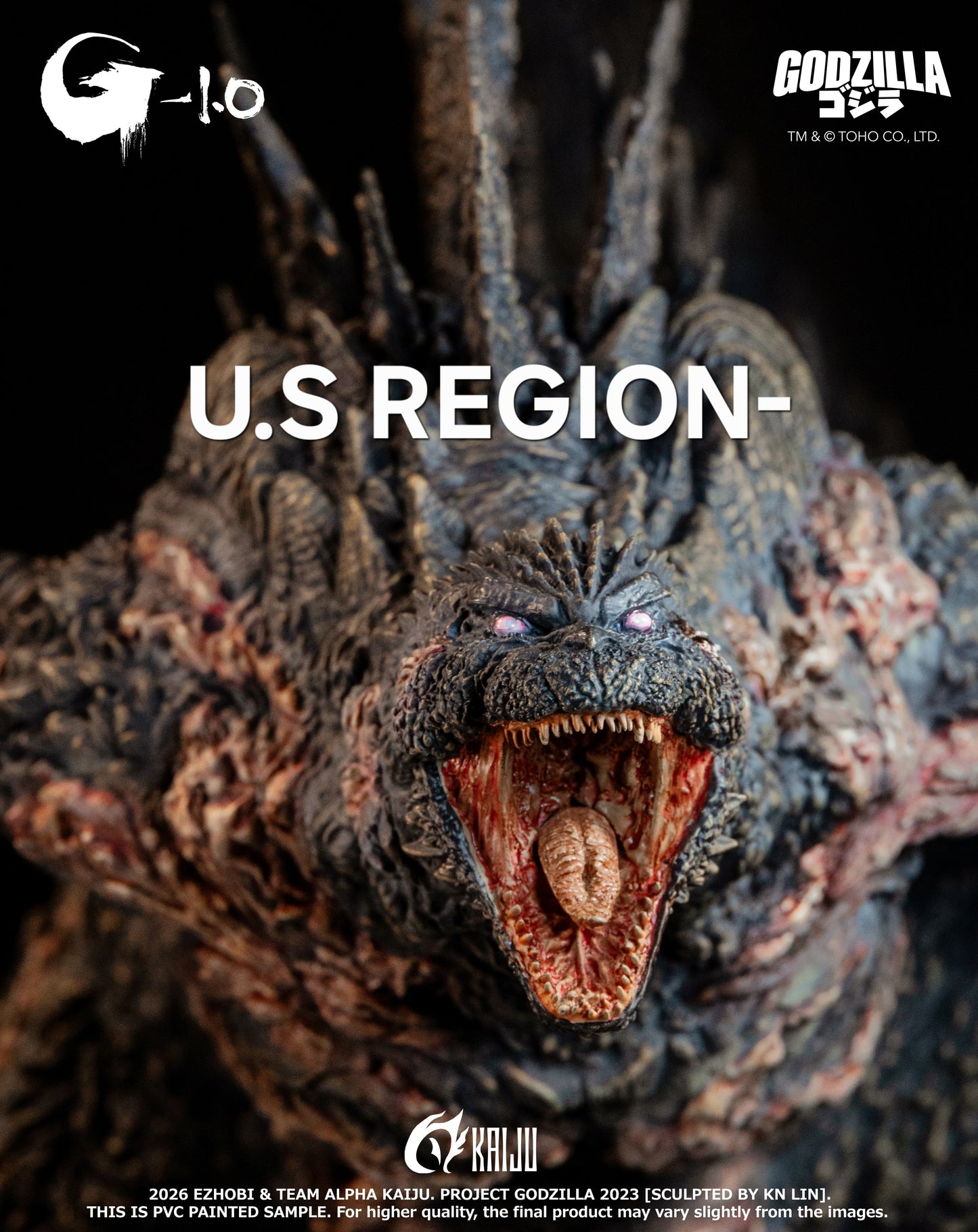 AKS-1.0FR Alpha Kaiju Godzilla Minus One FINAL ROARING U.S REGION
