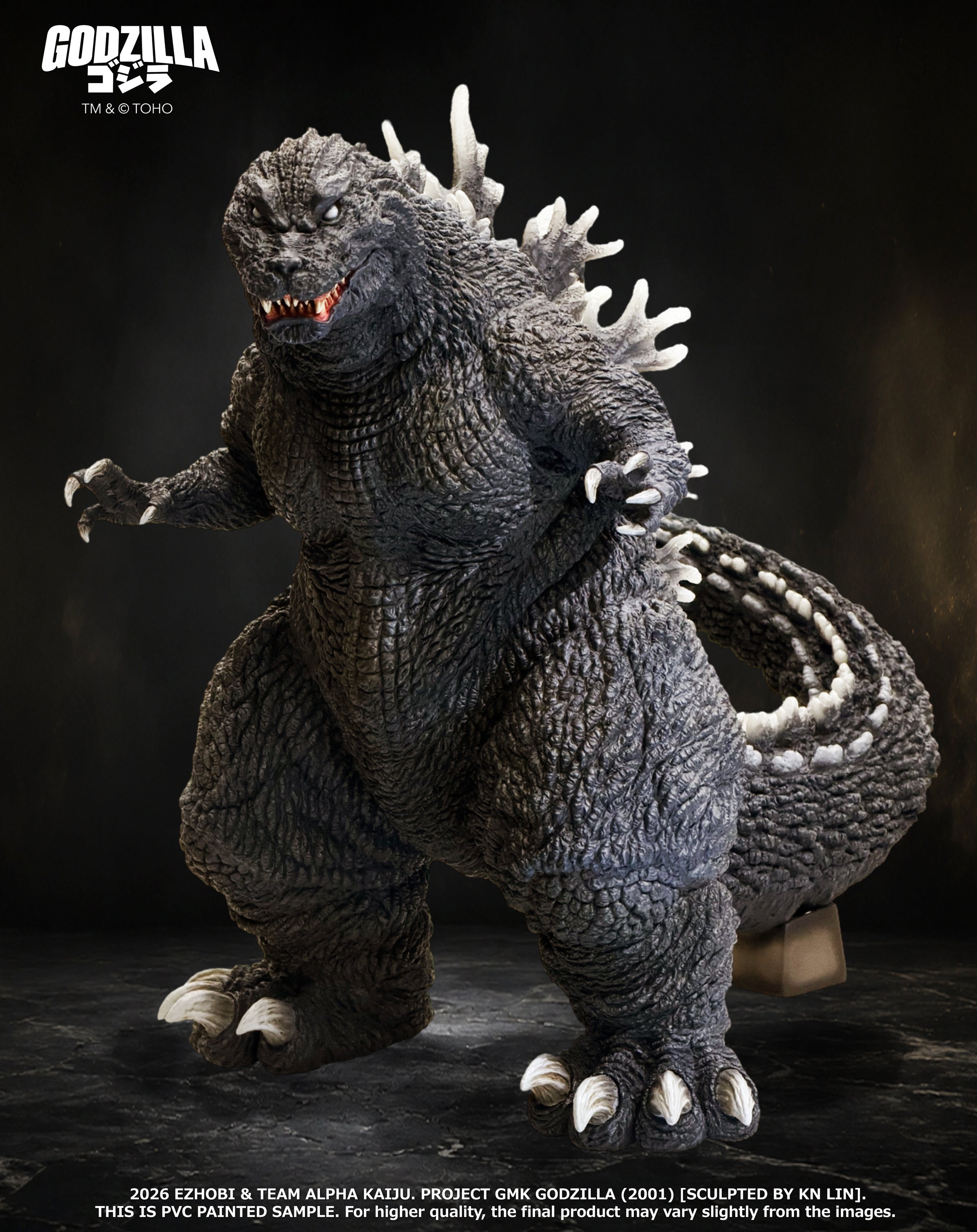 [PREORDER]EZHOBI Alpha Kaiju Series GMK Godzilla 2001 AKS-003DX – DX Edition