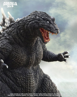 AKS-003DX GMK Godzilla 2001 roaring interchangeable head sculpt close-up