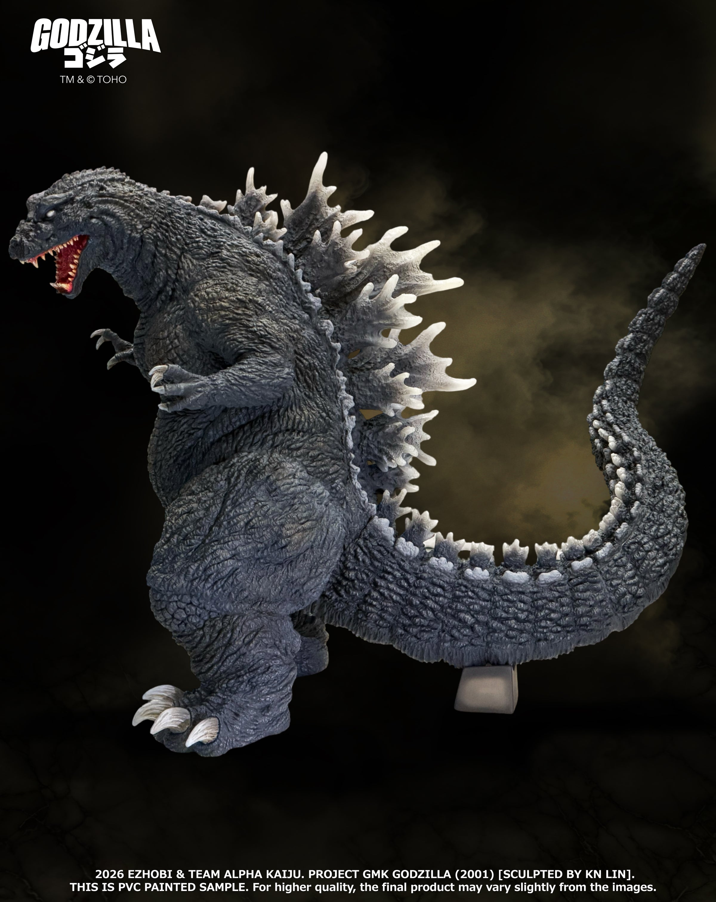 [PREORDER]EZHOBI Alpha Kaiju Series GMK Godzilla 2001 AKS-003DX – DX Edition