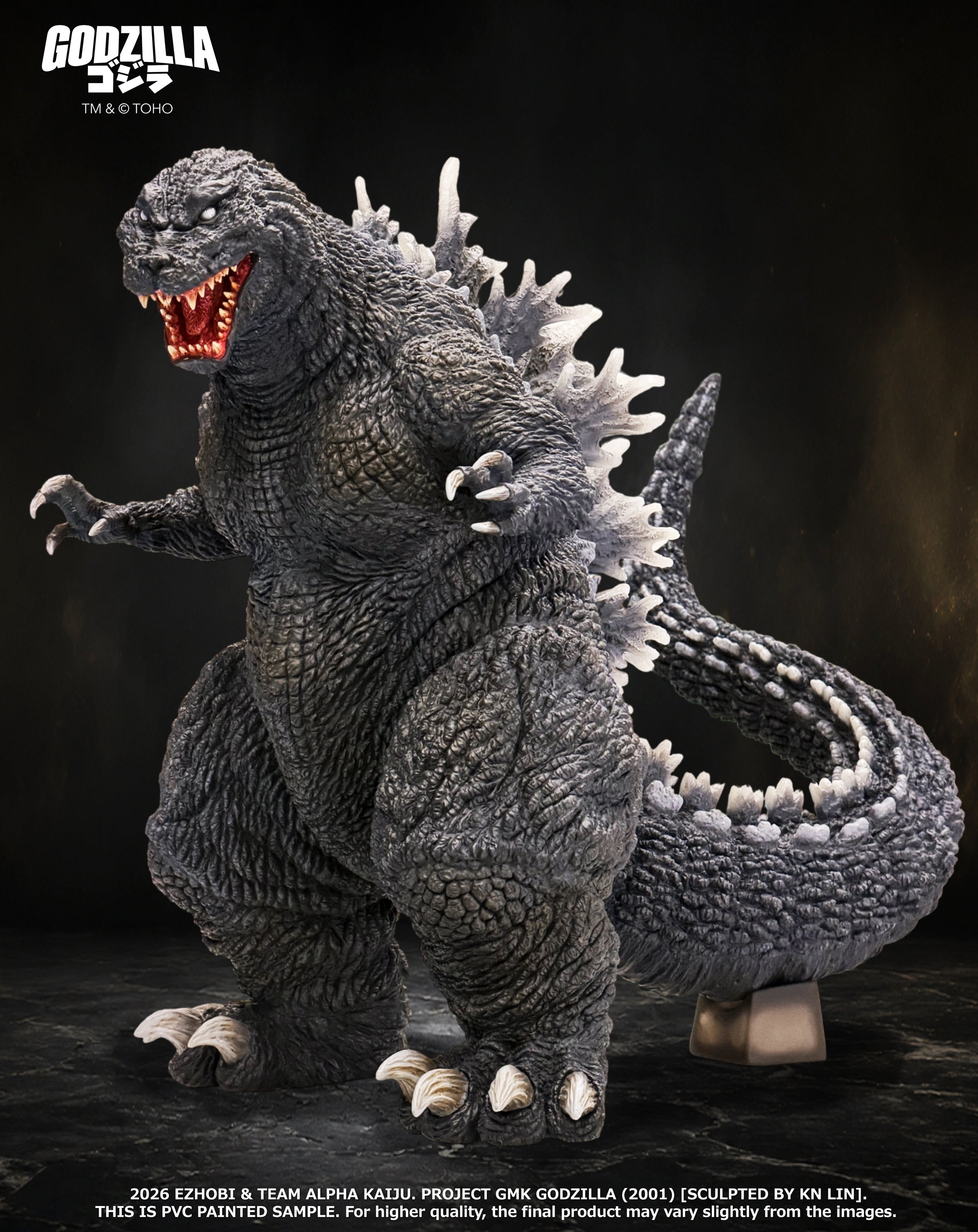 [PREORDER]EZHOBI Alpha Kaiju Series GMK Godzilla 2001 AKS-003DX – DX Edition