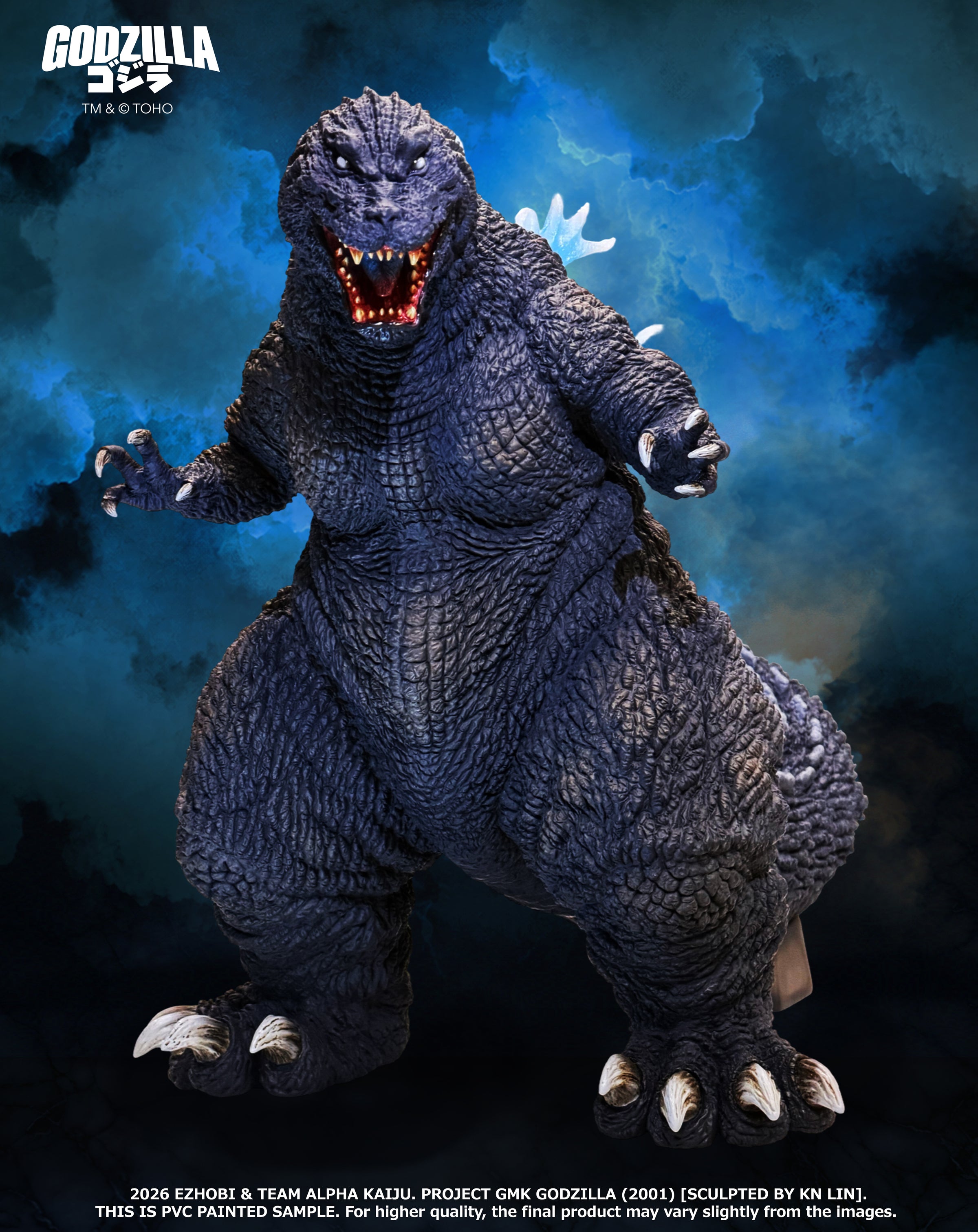 [PREORDER]EZHOBI Alpha Kaiju Series GMK Godzilla 2001 AKS-003HR – G.I.D. Heat Ray Limited Version
