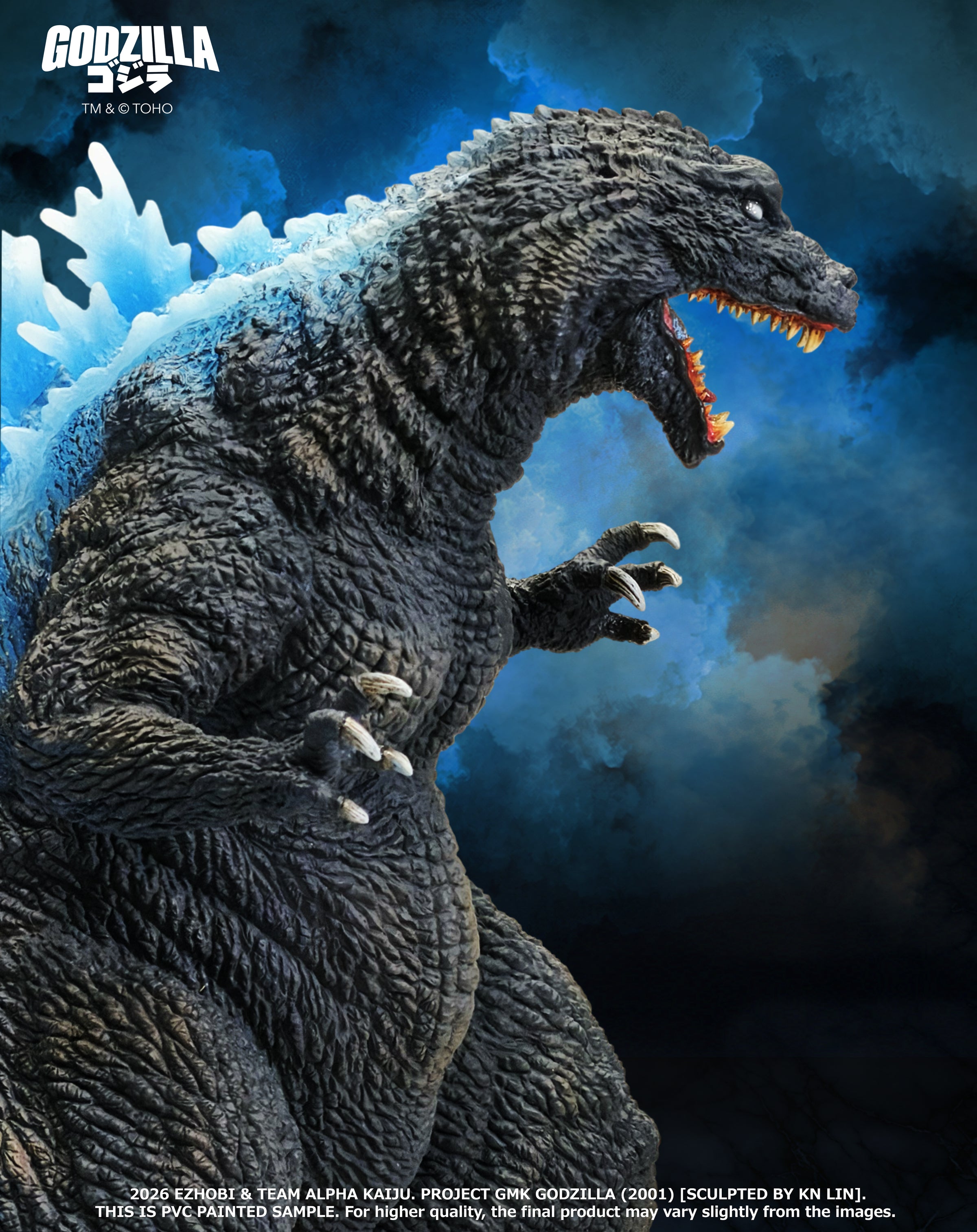 [PREORDER]EZHOBI Alpha Kaiju Series GMK Godzilla 2001 AKS-003HR – G.I.D. Heat Ray Limited Version