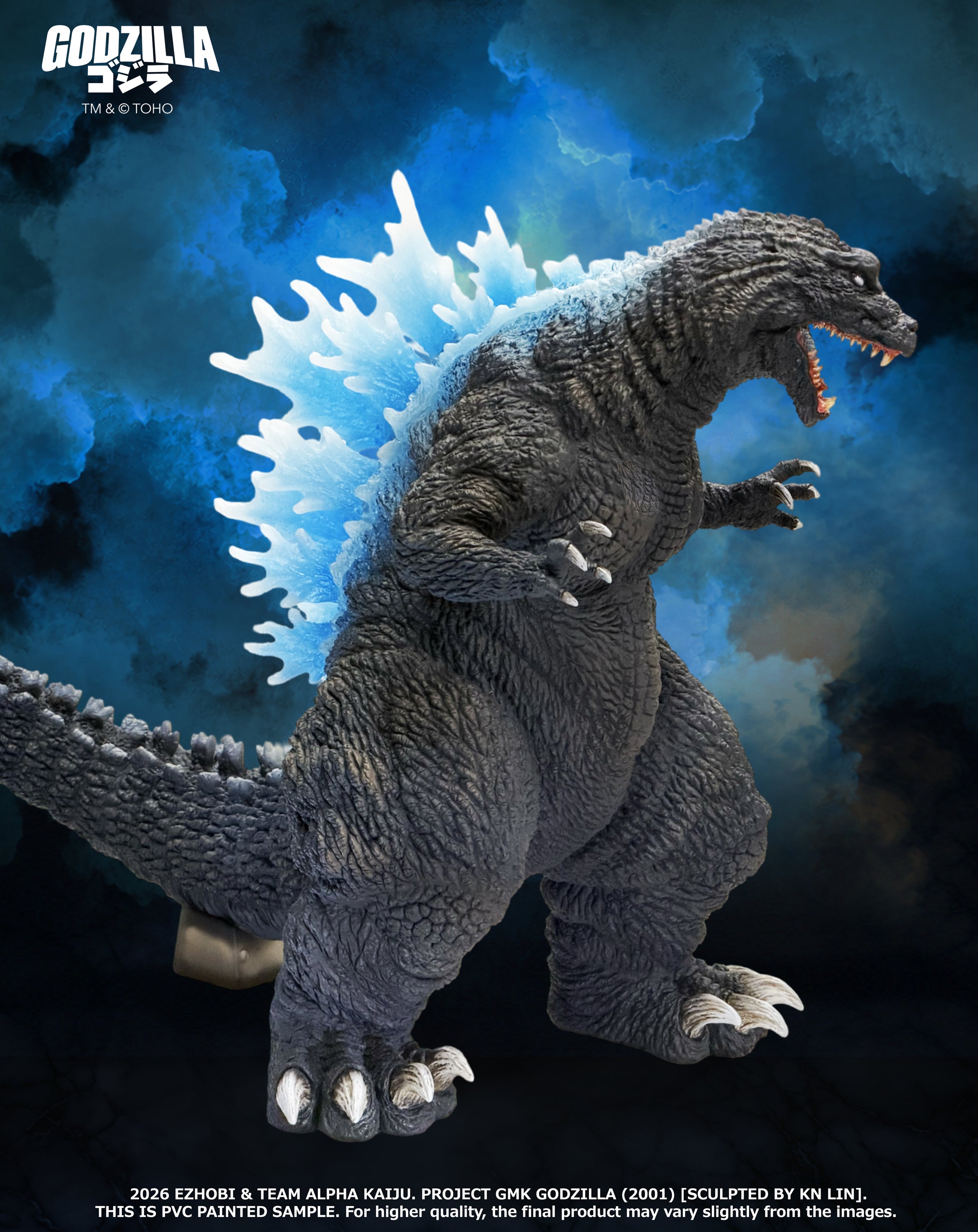 [PREORDER]EZHOBI Alpha Kaiju Series GMK Godzilla 2001 AKS-003HR – G.I.D. Heat Ray Limited Version