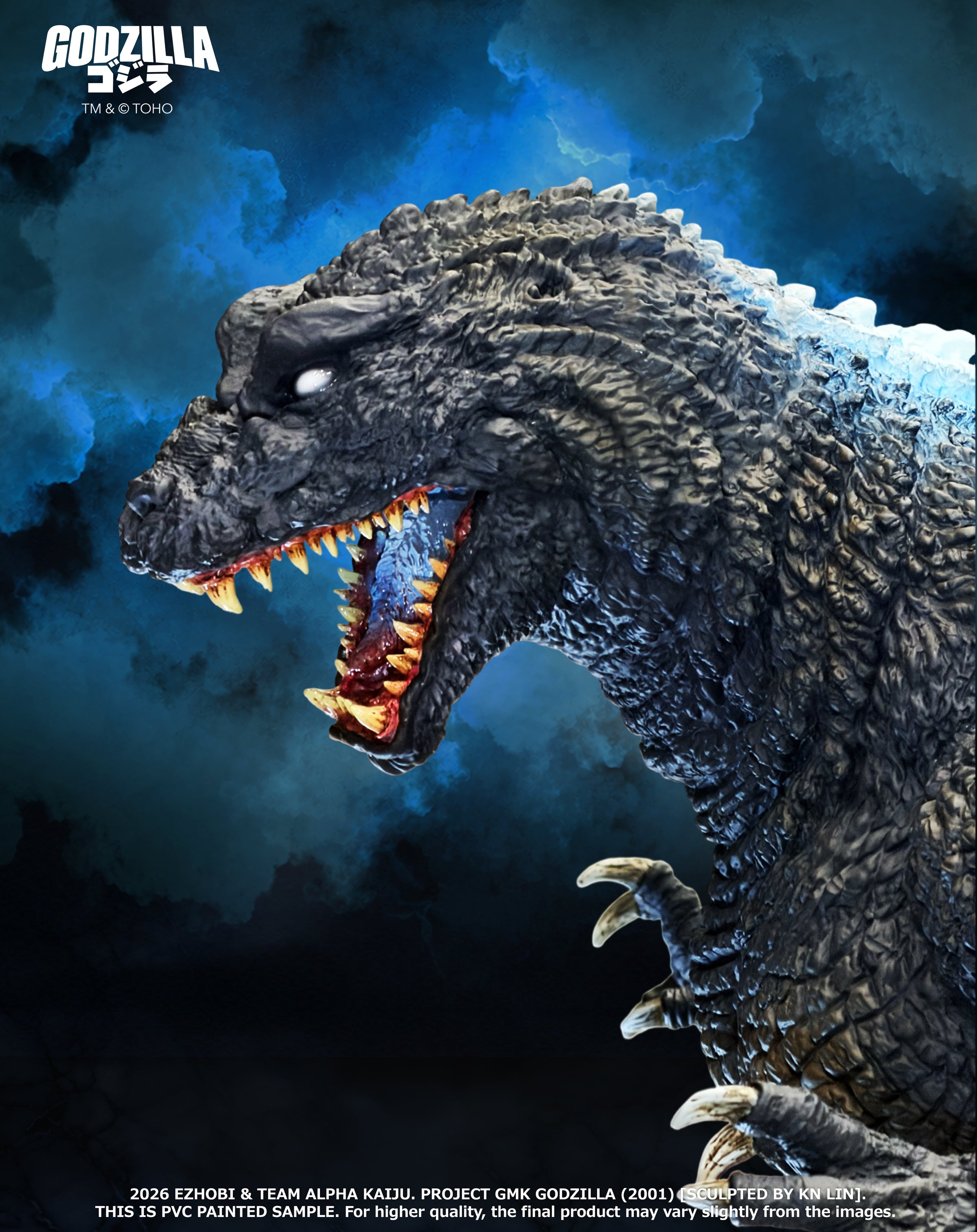 [PREORDER]EZHOBI Alpha Kaiju Series GMK Godzilla 2001 AKS-003HR – G.I.D. Heat Ray Limited Version